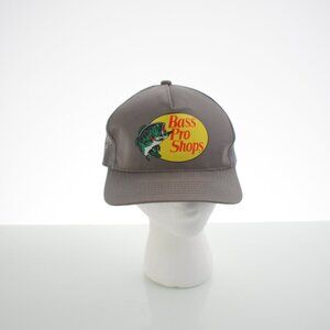Bass Pro Shops Gray Snapback Trucker Hat